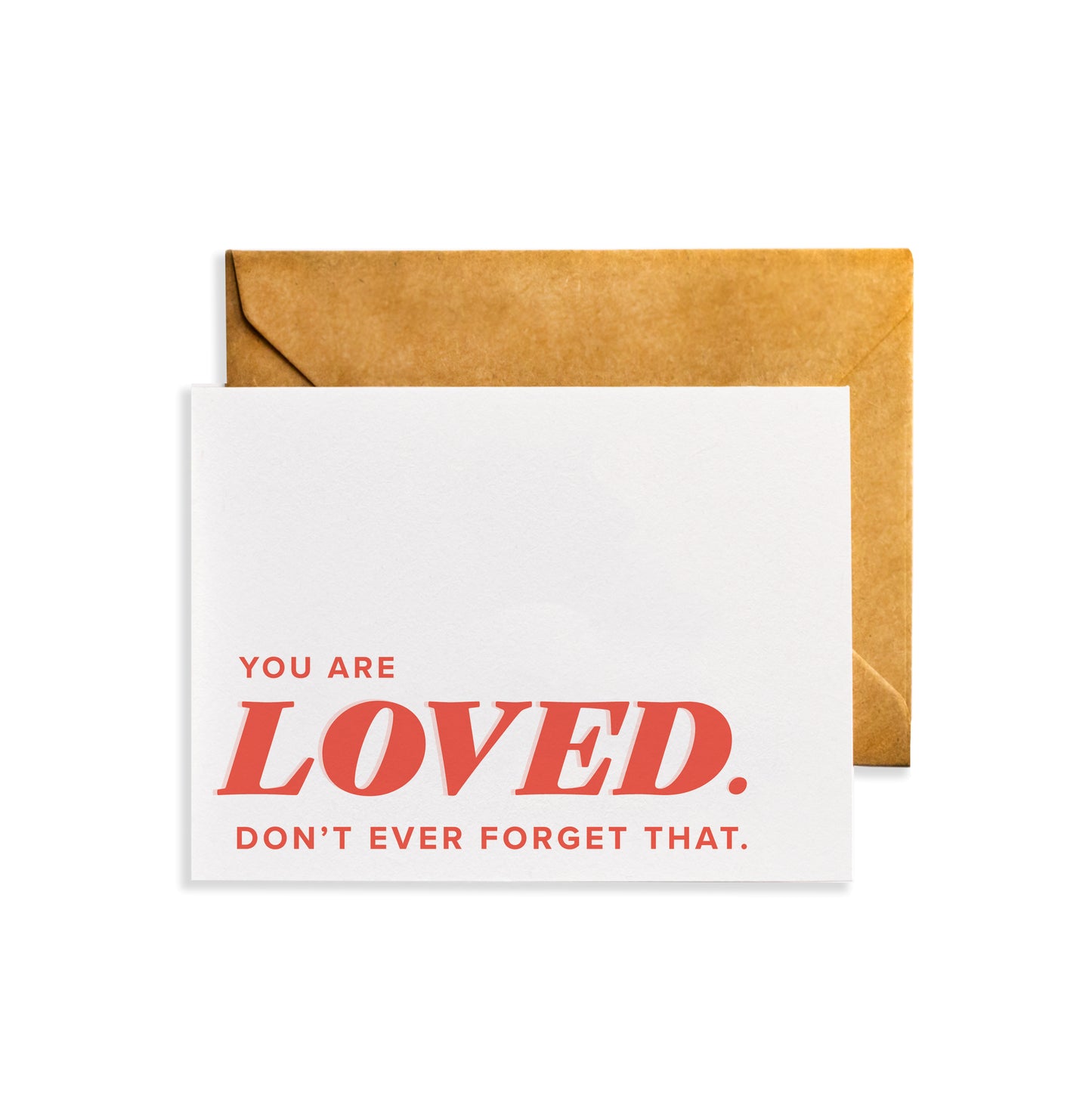 You are Loved Card | Sympathy Condolence Bereavement Mourning Greeting Card