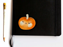 Load image into Gallery viewer, Pumpkin Sticker - Clear Vinyl Pumpkin Decal