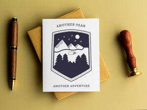 Another Year Another Adventure Birthday Card