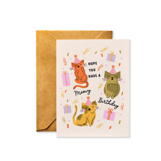Hope You Have a Meowy Birthday Card