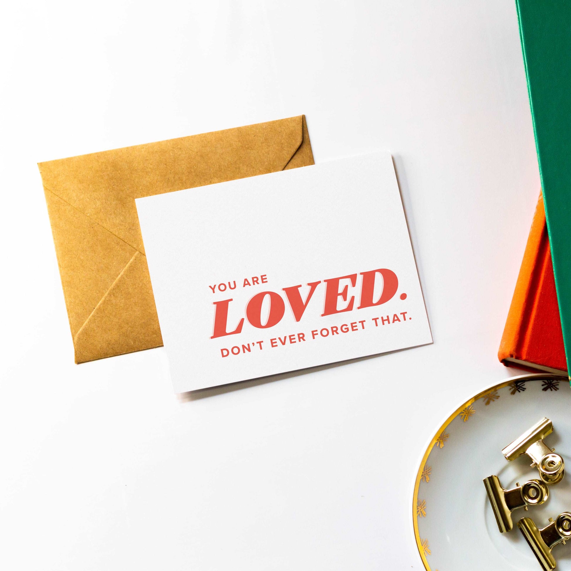 You are Loved Card | Sympathy Condolence Bereavement Mourning Greeting Card