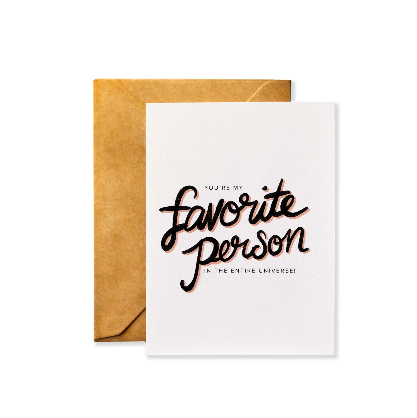 You're My Favorite Person in the Entire Universe Anniversary Card, Friendship Card, Bestfriends Gifts for Her