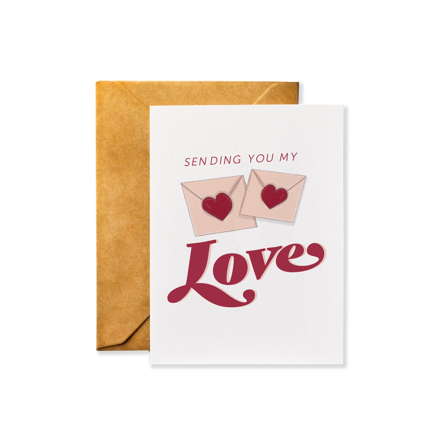 Sending You My Love - Greeting Card