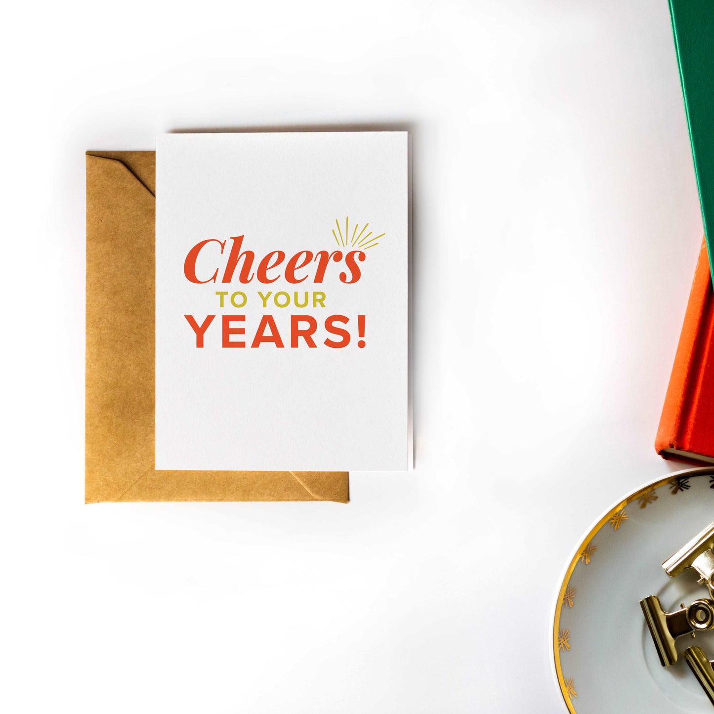 Birthday Greeting Card - Cheer's to you Years!