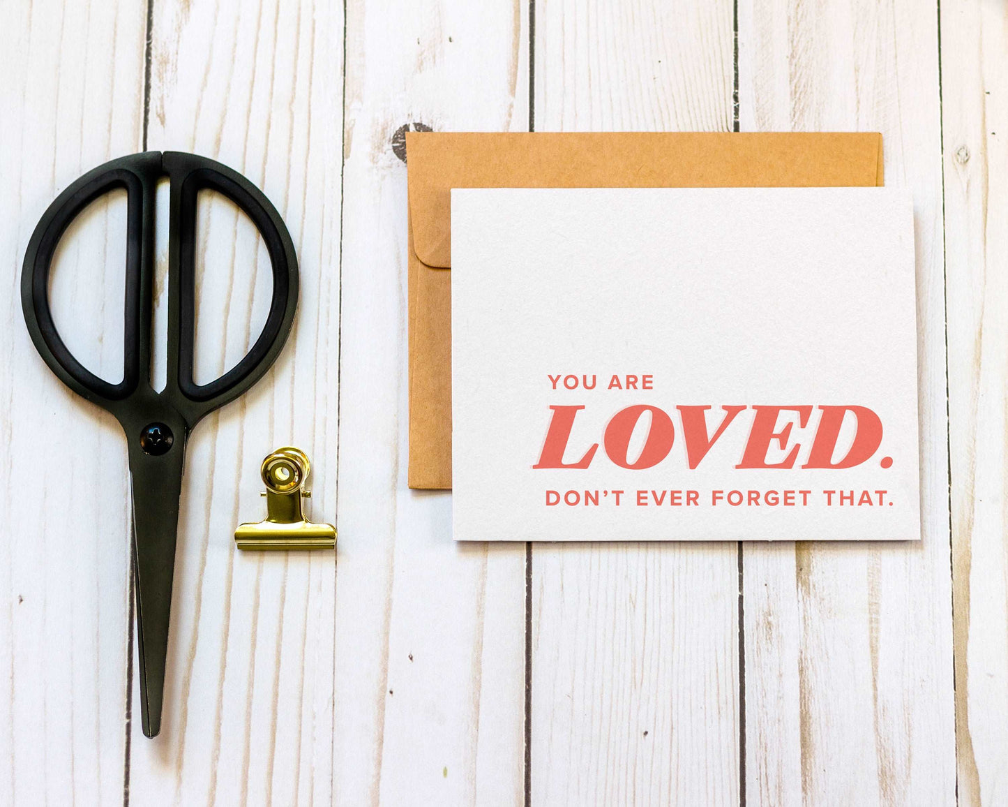 You are Loved Card | Sympathy Condolence Bereavement Mourning Greeting Card