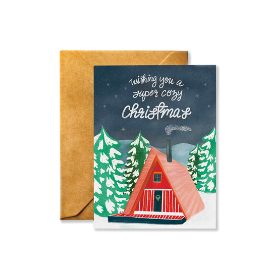 Wishing You a Super Cozy Christmas Card