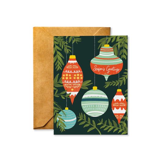Season's Greetings Christmas Card