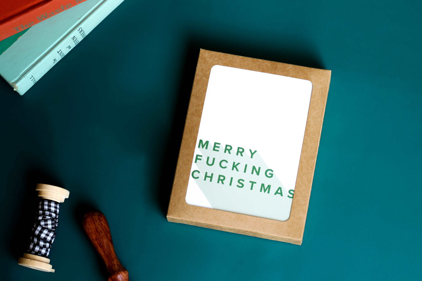 Merry Fucking Christmas | Set of 6 Boxed Cards Stationery Set