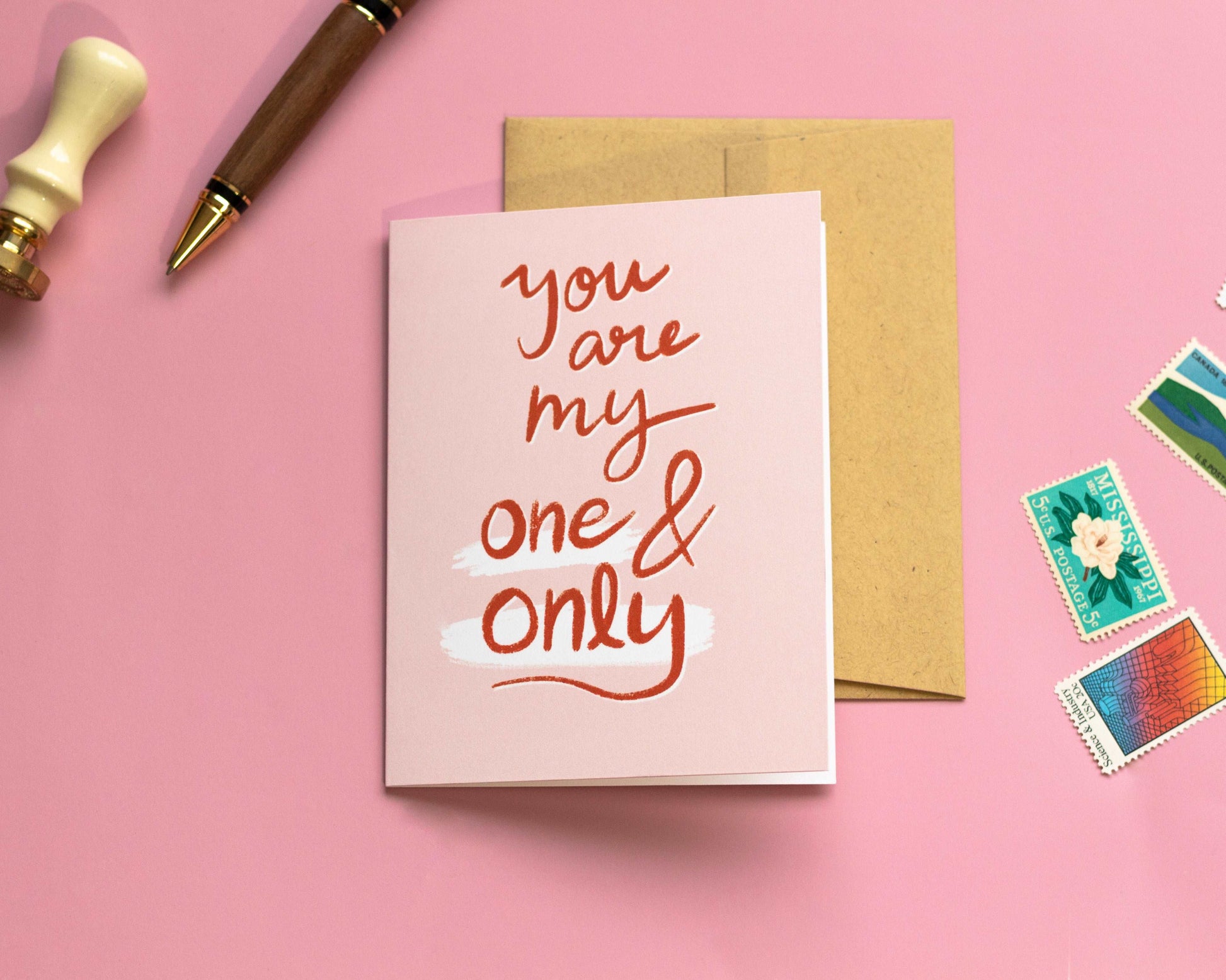 Your are My One & Only - Valentine Love Card