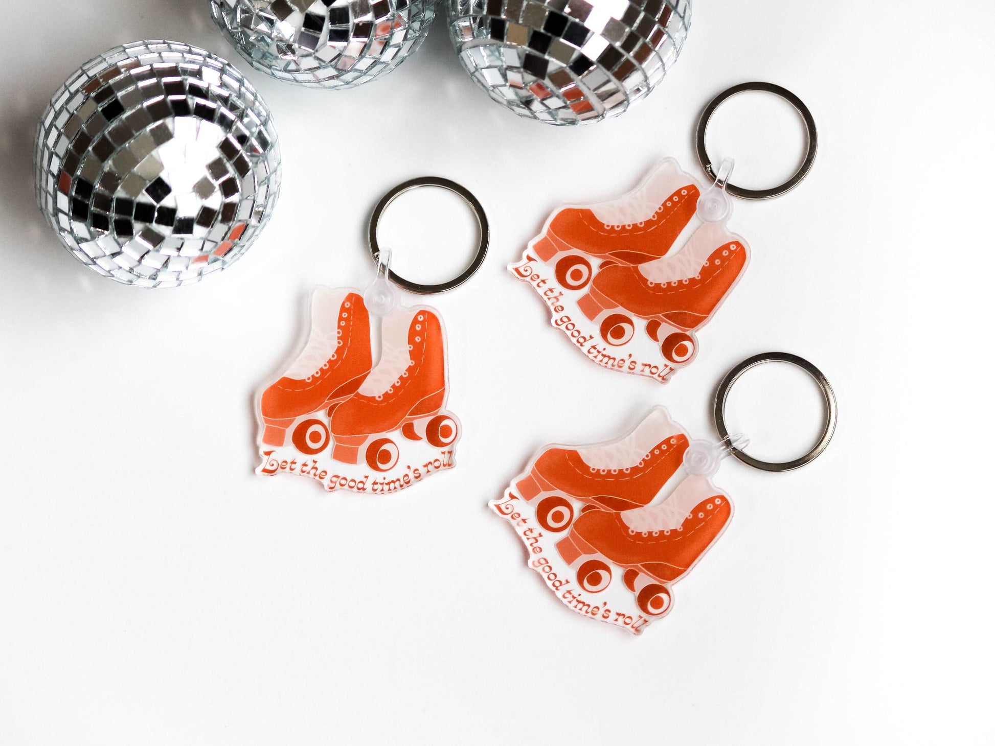 Let the Good Time's Roll Acrylic Keychain