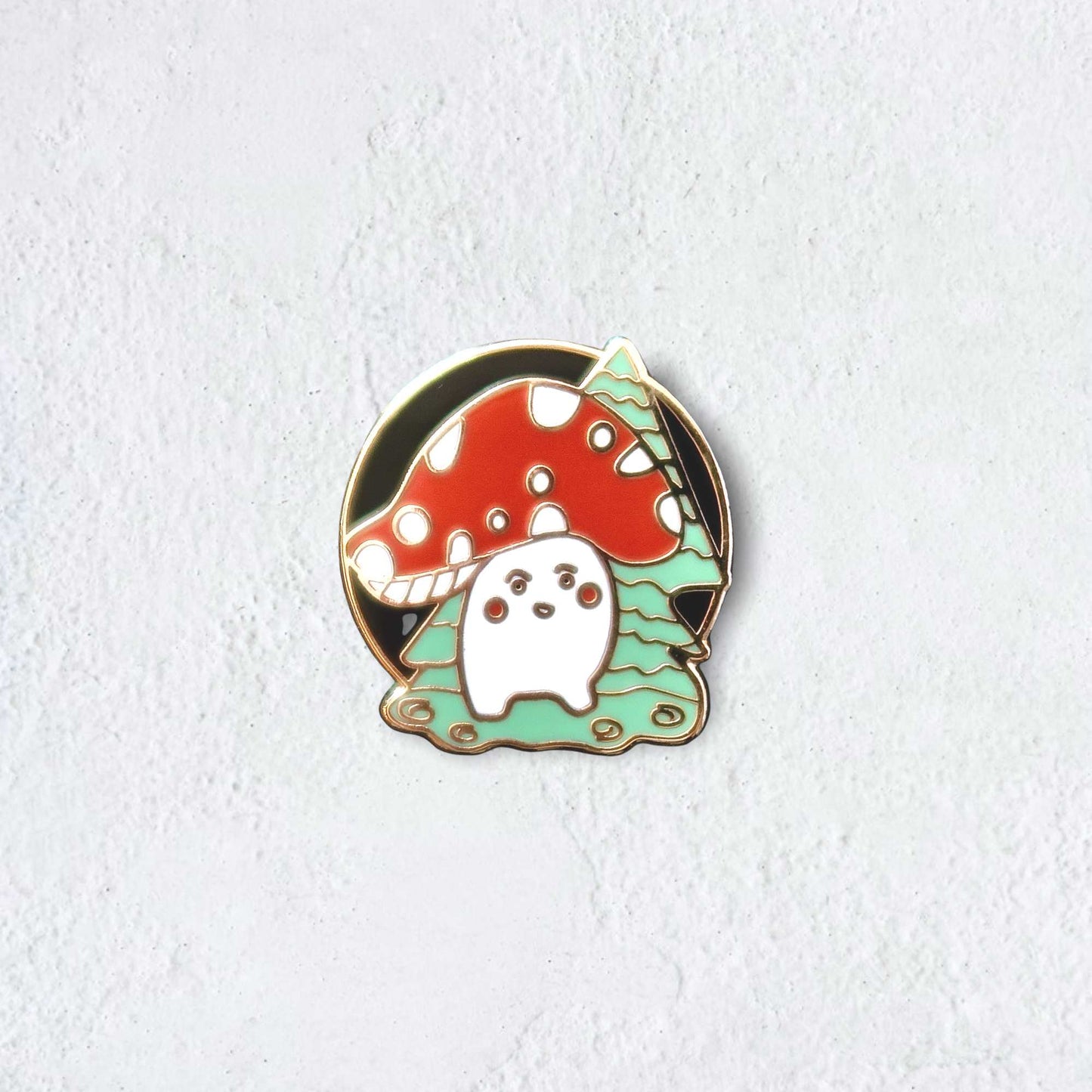 Mushroom Enamel Pin